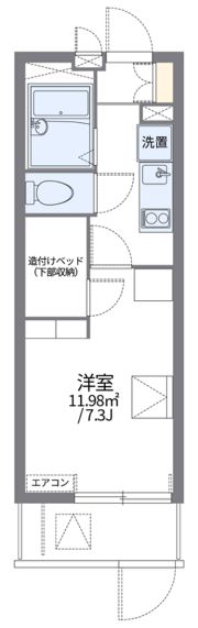 レオパレスサウスリーの間取り画像