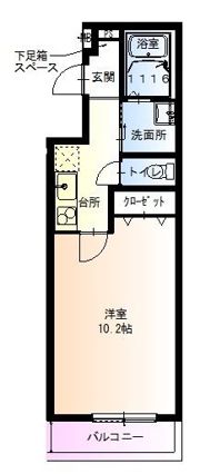 フジパレス山之内VIII番館の間取り画像