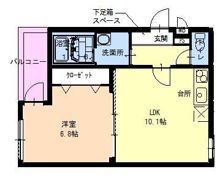 フジパレス西加賀屋の間取り画像