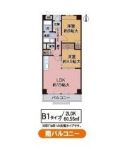 リバージュ住吉の間取り画像
