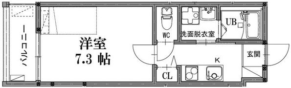 エスクード凪の間取り画像