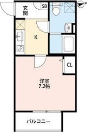 CRASTINE遠里小野（クラスティーネ オリの間取り画像