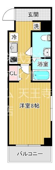 Co.labo 天王寺の間取り画像
