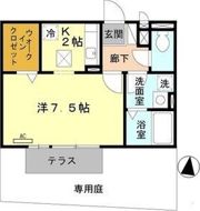 COZY岸里の間取り画像