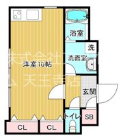 コスタ河堀口の間取り画像