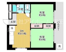 大阪府大阪市住吉区我孫子東1丁目の間取り画像