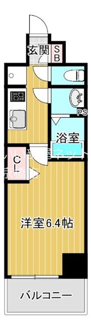 プレサンス桜ノ宮イーサリアルの間取り画像