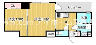 プロスぺリタ野江の間取り画像
