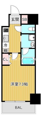 アーバネックス京橋の間取り画像