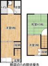大阪市住吉区清水丘3丁目テラスハウスの間取り画像