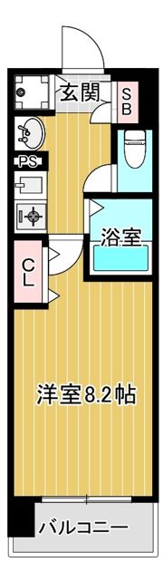 レジュールアッシュ梅田EASTの間取り画像