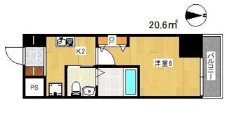 グランパシフィック花園北の間取り画像