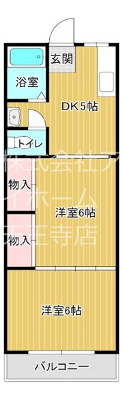 ニューマンション楠木の間取り画像