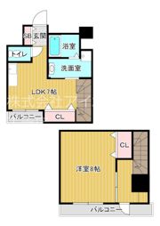エレギャラント住吉の間取り画像