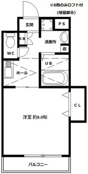 プレサンスフジの間取り画像
