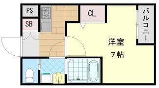 H-maison鶴橋IIの間取り画像
