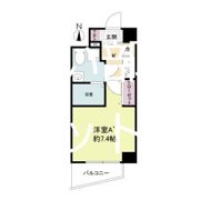 セレニテ桃谷の間取り画像