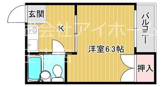 マンションいずみの間取り画像