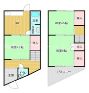 片山様貸家の間取り画像