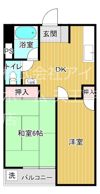 帝塚山コーポラスの間取り画像