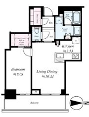 グランドメゾン新梅田タワーTHE CLUB RESIDENCの間取り画像