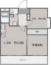 同心サワダハイツの間取り画像