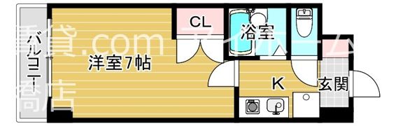プレステージ桜の宮の間取り画像