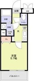 グランエクラ天下茶屋の間取り画像