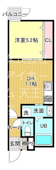 ハレレア帝塚山の間取り画像