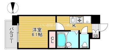 エスリード京橋ステーションプラザの間取り画像