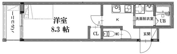 エスクード凪の間取り画像
