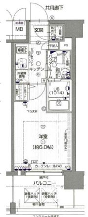 エスリード京橋ノースプレイスの間取り画像