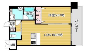 プレジオ都島ASIANの間取り画像