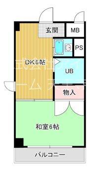 平岡マンションの間取り画像