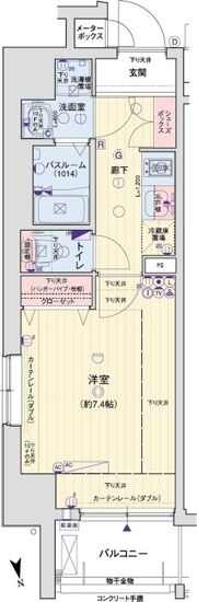 レオンヴァリエ都島北通の間取り画像