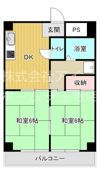 プリンスヴィラ東住吉の間取り画像