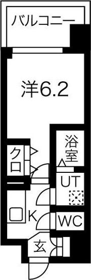 ワールドアイ梅田WESTの間取り画像