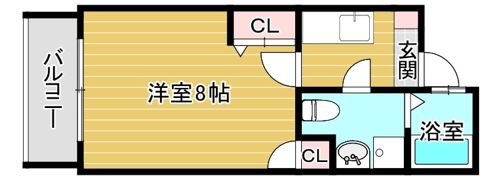 ドゥエリング天満の間取り画像
