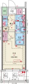 ファーストフィオーレ難波南アルマの間取り画像