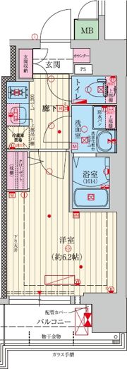 ファーストフィオーレ難波南アルマの間取り画像
