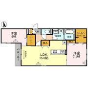 Raccolt阪南町の間取り画像