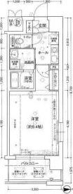 ディナスティ長居公園南の間取り画像