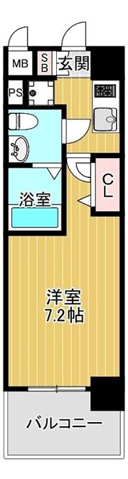 エスリード梅田北の間取り画像