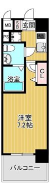 エスリード梅田北の間取り画像