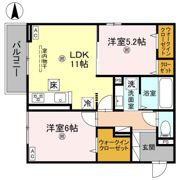 Wisteria 三信の間取り画像
