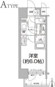エスリード天六ラグジェの間取り画像