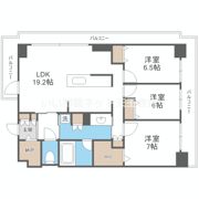 グランセジュール大国町の間取り画像