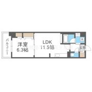 グランセジュール大国町の間取り画像