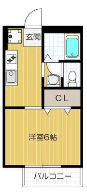 イーストシティの間取り画像