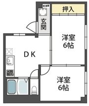 コーポ有希の間取り画像